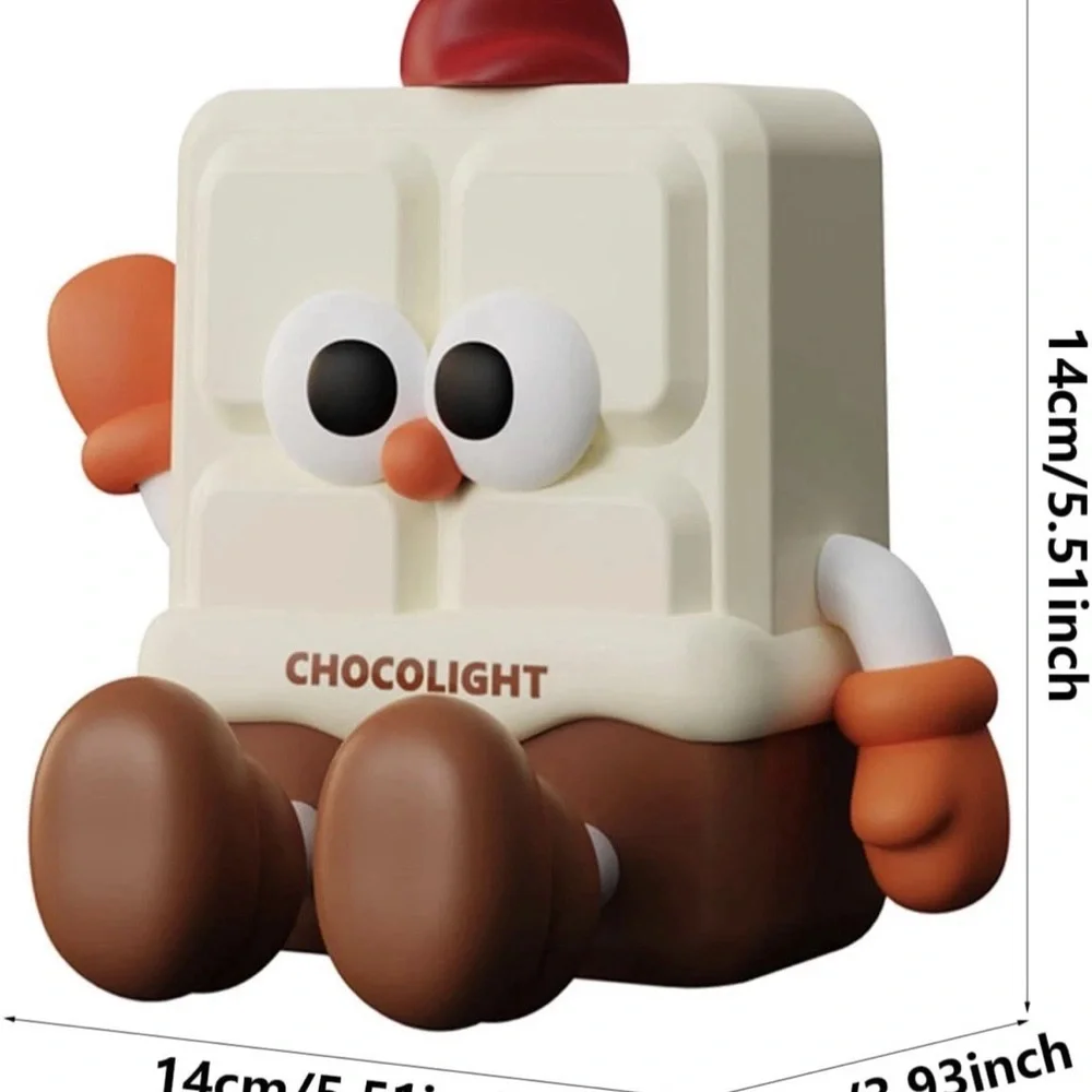 Chocolight Nightlight Cute Decor LED Push Button New Soft